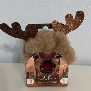 invisibobble Holiday Reindeer Hair Ring - Tan